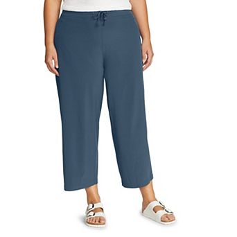 Plus Size Eddie Bauer Departure UPF 50+ Wide Leg Crop Pants
