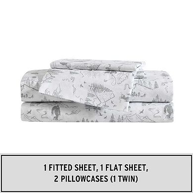 Eddie Bauer Kids Microfiber Patterned Sheet Set