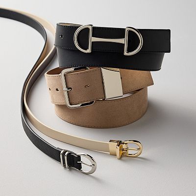 Women reversible leather belt SET 2 Cole Haan Women main image 4