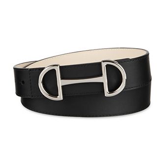 Women's LC Lauren Conrad Reversible Interlocking Double Circle Buckle Dress Belt