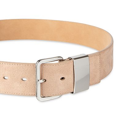 Women's LC Lauren Conrad Metal Loop Suede Dress Belt