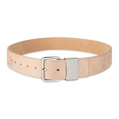 Women's LC Lauren Conrad Metal Loop Suede Dress Belt