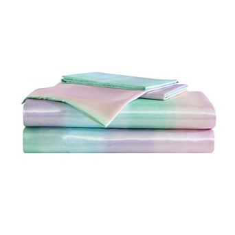 Betsey Johnson Ombre Faux Satin Sheet Set