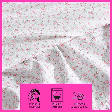 Betsey Johnson Whimsical Floral Sheet Set