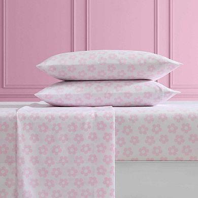 Betsey Johnson Retro Daisy Sheet Set with Pillowcases