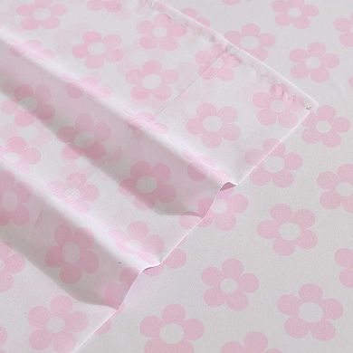 Betsey Johnson Retro Daisy Sheet Set with Pillowcases