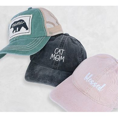 David & Young Women's Cat Mom Baseball Hat