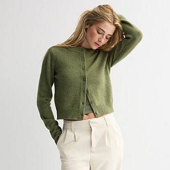 Juniors' SO® Core Button Up Cardigan