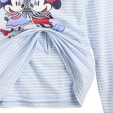 Toddler & Girls 6-12 Jumping Beans® Disney's Mickey and Minnie Physical Adaptive Long Sleeve Double Layer Tee