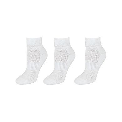CTM Men's Cotton Arch Support Ankle Sock (Pack of 3)