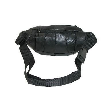CTM Leather 6 Pocket Fanny Waist Pack