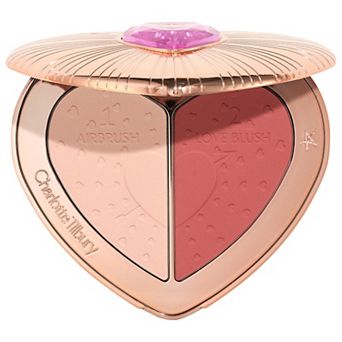 Charlotte Tilbury Pillow Talk Beauty Soulmates Airbrush Flawless Finish Brightening and Blush Powder Palette