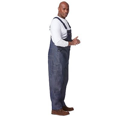 Liberty Blues by KingSize Men's Big & Tall Lightweight Comfort Denim Overall