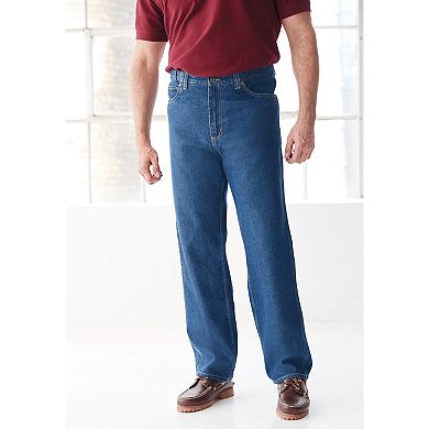 KingSize Men's Big & Tall Expandable Waist Relaxed Fit Jeans
