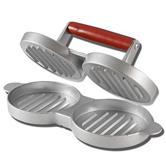 Alpine Cuisine Burger Press With Wood Handle, Hamburger Press Patty Maker, Non-stick & Easy To Clean