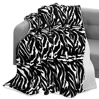 Elegant Comfort Velvet Plush Sherpa Throw Velvet Feel - Sherpa Back Throw Blanket