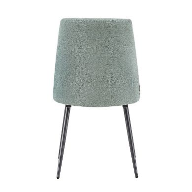 HomeVance Sanders 2-pc. Fabric Dining Chair Set