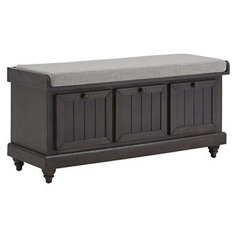 HomeVance Winfred Seat Cushion Storage Bench