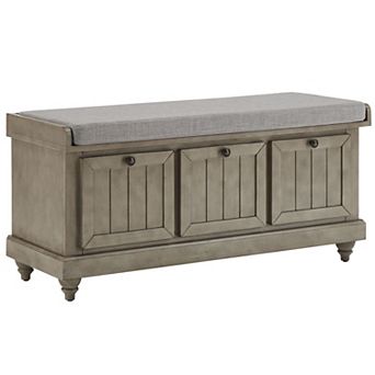 HomeVance Winfred Seat Cushion Storage Bench