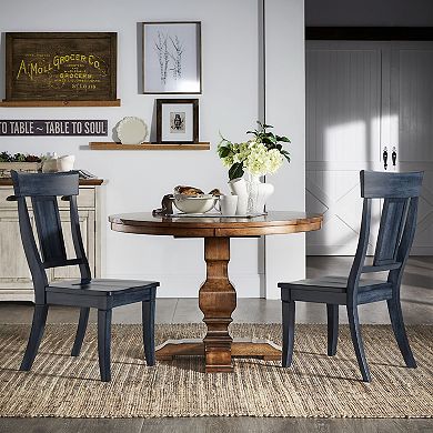HomeVance Acorn Creek 2-pc. Back Panel Dining Chair Set