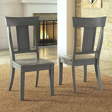 HomeVance Acorn Creek 2-pc. Back Panel Dining Chair Set