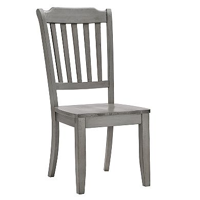 HomeVance Acorn Creek 2-pc. Spindle Dining Chair Set
