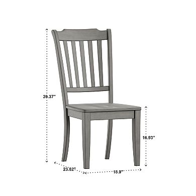 HomeVance Acorn Creek 2-pc. Spindle Dining Chair Set