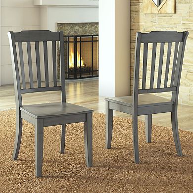 HomeVance Acorn Creek 2-pc. Spindle Dining Chair Set