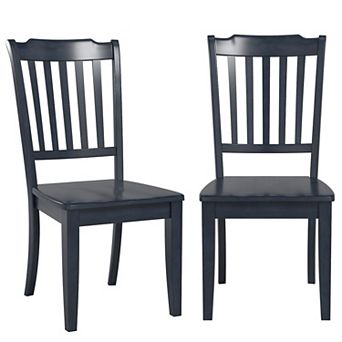 HomeVance Acorn Creek 2 pc Spindle Dining Chair Set