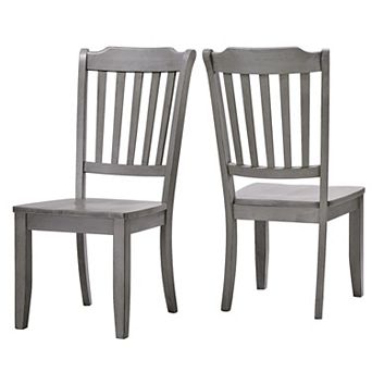 HomeVance Acorn Creek 2 pc Spindle Dining Chair Set