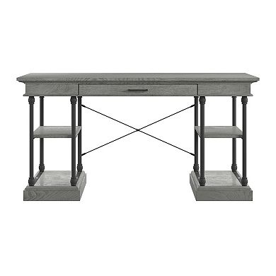 HomeVance Cresthill Rustic Desk