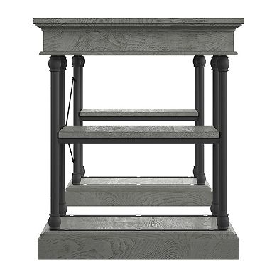 HomeVance Cresthill Rustic Desk