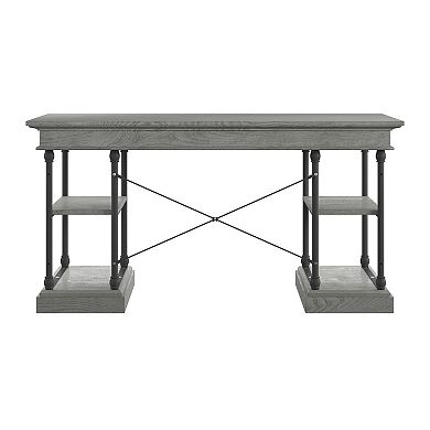 HomeVance Cresthill Rustic Desk