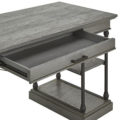 HomeVance Cresthill Rustic Desk