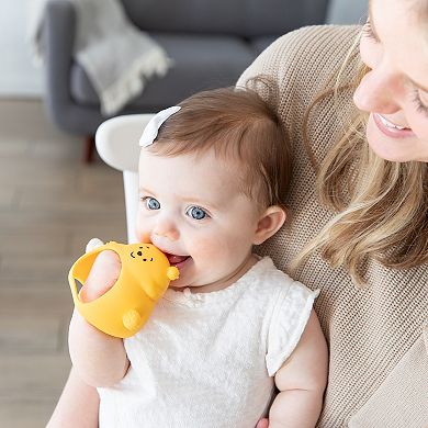 Disney's Winnie the Pooh Silicone Un-Droppable Mitt Teether by Bumkins