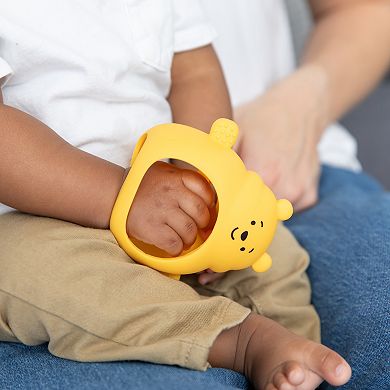 Disney's Winnie the Pooh Silicone Un-Droppable Mitt Teether by Bumkins
