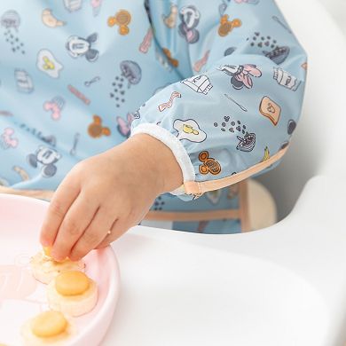 Disney's Mickey Mouse & Minnie Mouse Sunny Side Up Sleeved Bib by Bumkins