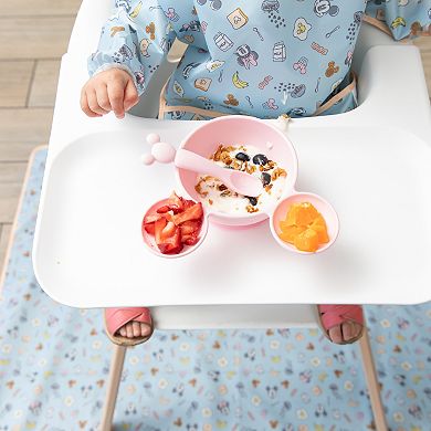 Disney's Mickey Mouse & Minnie Mouse Sunny Side Up Sleeved Bib by Bumkins