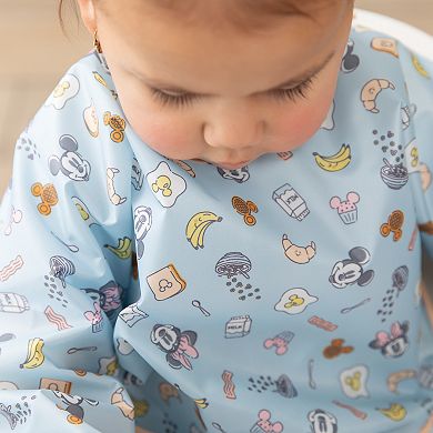 Disney's Mickey Mouse & Minnie Mouse Sunny Side Up Sleeved Bib by Bumkins