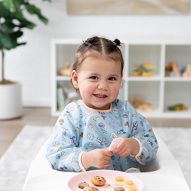 Disney's Mickey Mouse & Minnie Mouse Sunny Side Up Sleeved Bib by Bumkins
