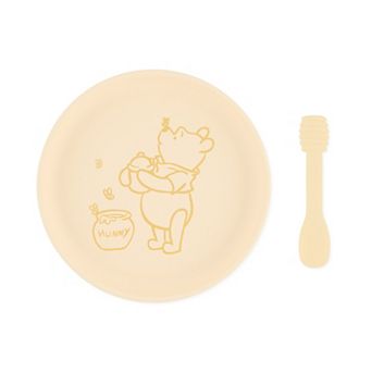 Disney's Winnie the Pooh Silicone Plate & Spoon Set by Bumkins