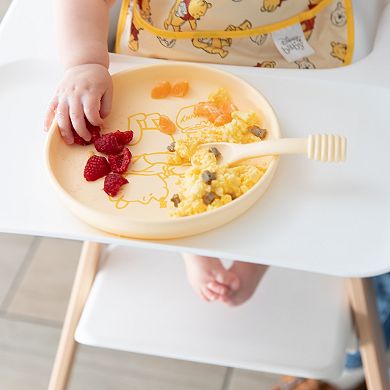 Disney's Winnie the Pooh Silicone Plate & Spoon Set by Bumkins