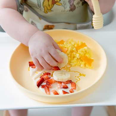 Disney's Winnie the Pooh Silicone Plate & Spoon Set by Bumkins