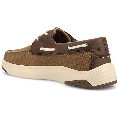 VANCE Catamaran Men's Comfort Lace-up Low Top Flexible Boat Shoes