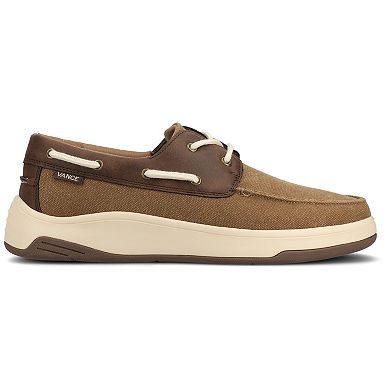 VANCE Catamaran Men's Comfort Lace-up Low Top Flexible Boat Shoes