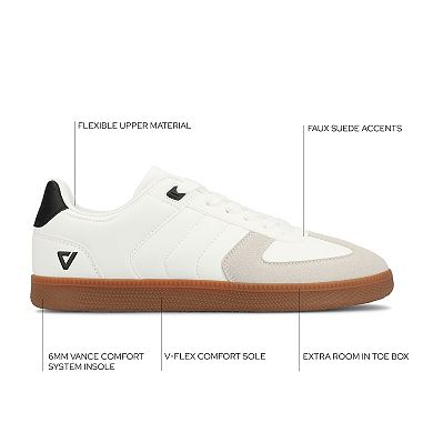 VANCE Pitch Comfort Men's T-Toe Low Top Flexible Court Sneakers