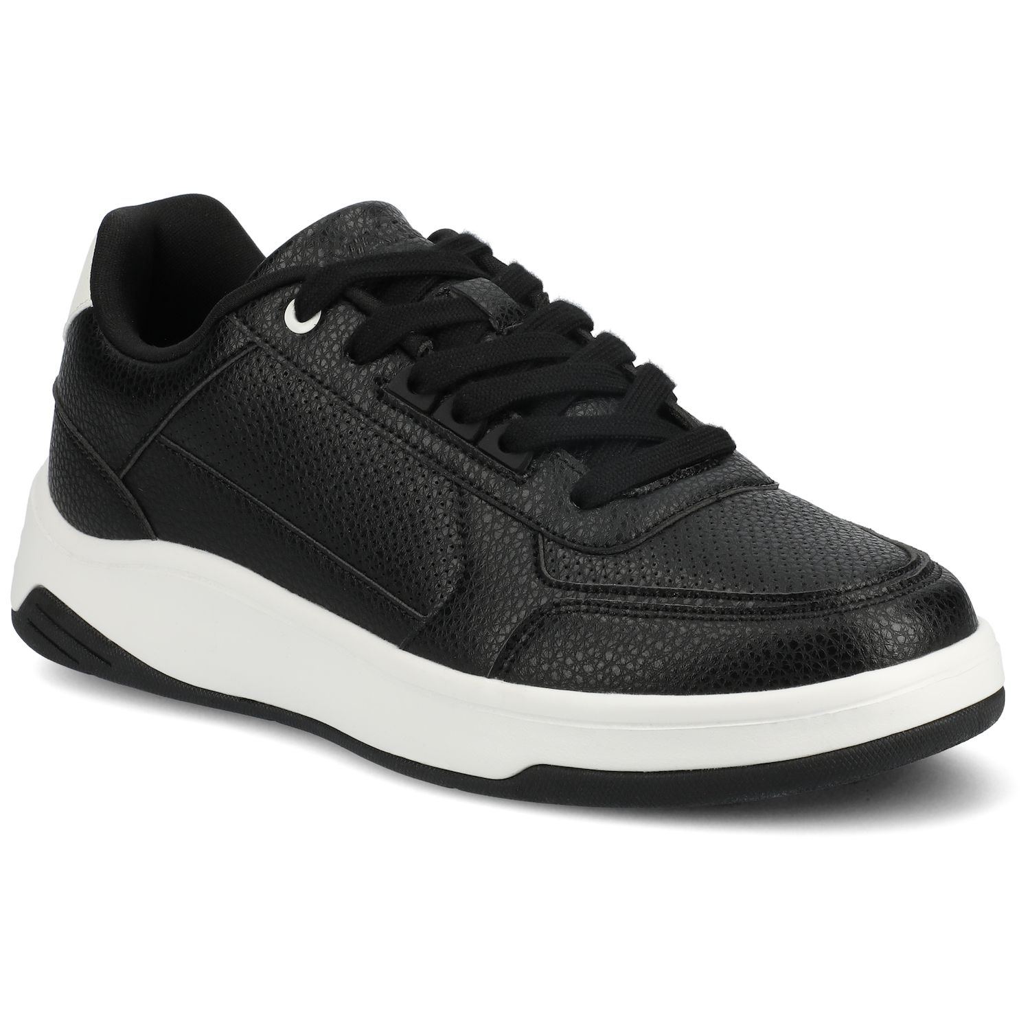 Мужские кроссовки VANCE Swift Comfort Perforated Low Top, цвет: Чёрный