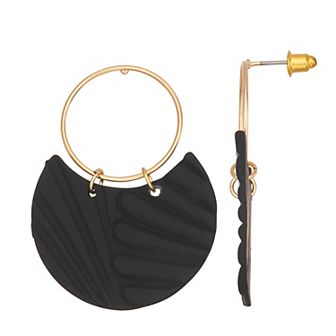 Emberly Half Circle Drop Earrings