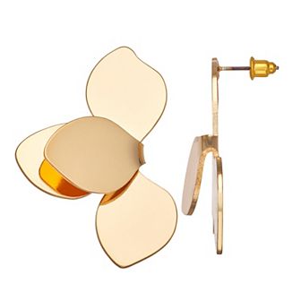 Emberly Half Flower Stud Earrings