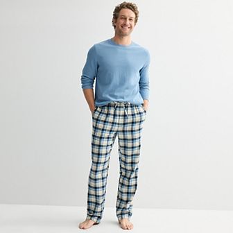 Men's Sonoma Goods For Life® 2 pc Flannel Long Sleeve Pajama Top & Pajama Pants Set